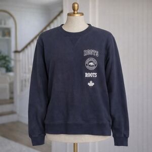 Authentic Roots Athletic Navy Crewneck Sweater Sweatshirt Small